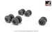 C160 Transall   -  wheel set -weighted- AR AW72507