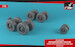 AS / BAC Concorde - wheel set -weighted- early AR AW72508