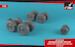 AS / BAC Concorde - wheel set -weighted- Late AR AW72509