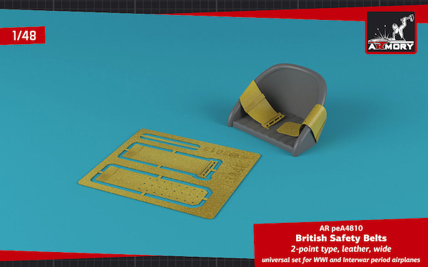 British WW1 Safety belts 2 point type for WW1 and interwar AR PEA4810