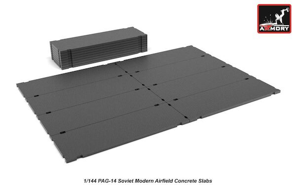 PAG-14 Soviet modern Airfield concrete slabs (36 SLABS)  AR14705