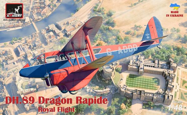 DH.89A Dragon Rapide Short-Haul Airliner - "Royal Flight" AR48012