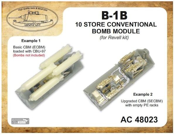 B1B 10 store conventional bomb Module (Revell)  AC48023