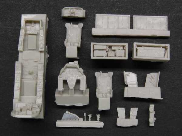 AH-1W Cobra interior set (Italeri) (REISSUE)  AC72028