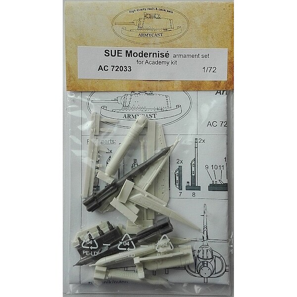 Super Etendard "Modernisé" Armament set set (Academy) AC72033
