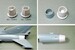 Mikoyan MiG21MF Fishbed correction exhaust set - Moskow Production (Eduard 72142) AC72045