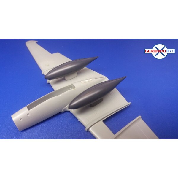 Lockheed P38J Lightning Wing Pylons with 150gal Fuel tanks (Academy/MPM/Italeri)  AC72056