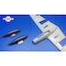 Lockheed P38J Lightning Wing Pylons with 150gal Fuel tanks (Academy/MPM/Italeri)  AC72056