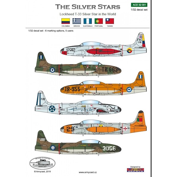 The Silver Stars, Lockheed T-33 Silver Star in the World ACD32001