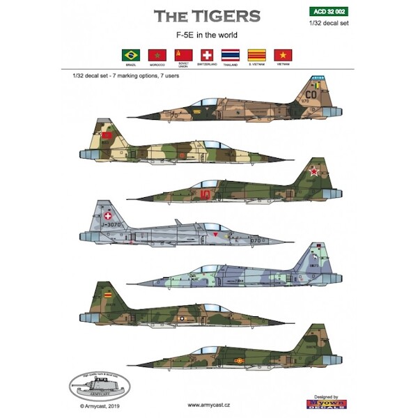 The Tigers, F5E in the World ACD32002