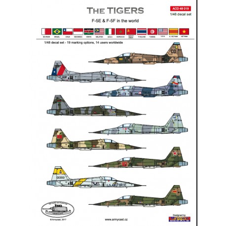 The Tigers , Northrop F5E's in the world ACD48019