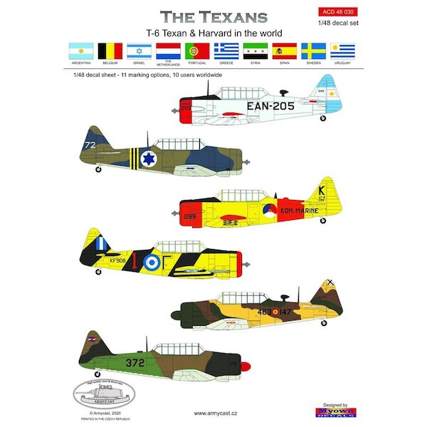 The Texans,  North American T6 texan and harvards in the world  ACD48030