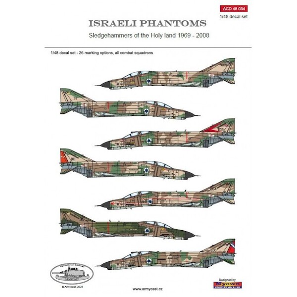 Israeli Phantoms, Sledgehammers of the holy land 1969-2006  ACD48034