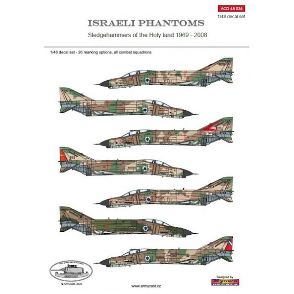 Israeli Phantoms, Sledgehammers of the holy land 1969-2006 ACD48034