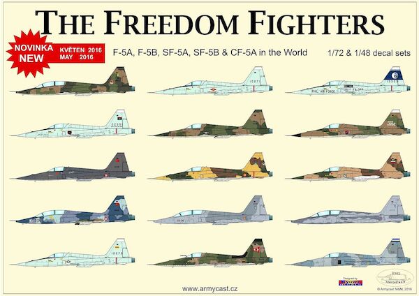 The Freedom Fighters, F5a, F5B, SF5A, SF5B and CF5A in Worldwide service ACD72016