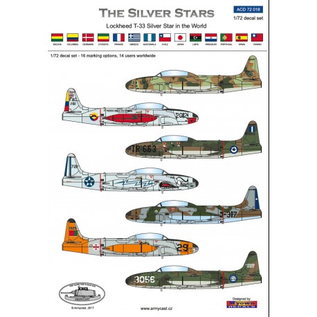 The Silver Stars, Lockheed T-33 Silver Star in the World ACD72018