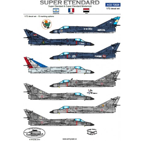 Super Etendard, Super Etendard and Super Etendard Modernizé ACD72026