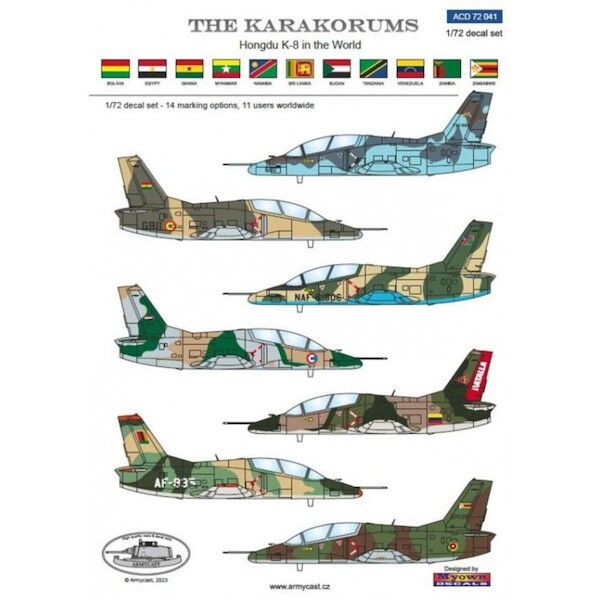 The Karakorums, The Hongdu K8 in the world ACD72041