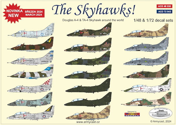 The Skyhawks, A-4 Skyhawk in the World ACD72043