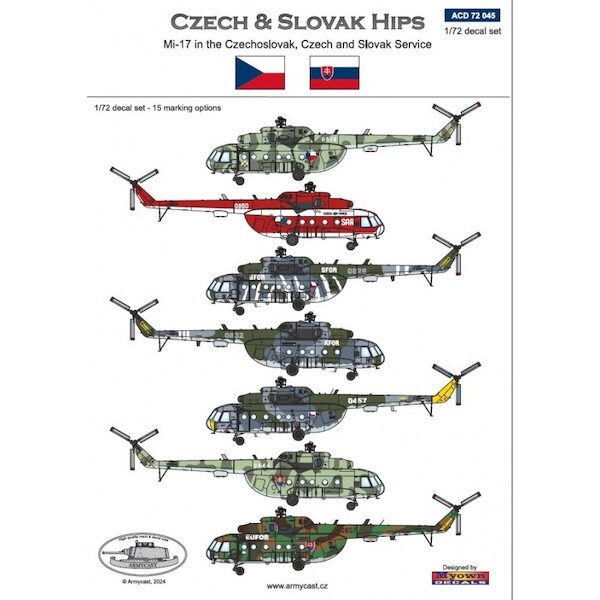 Czech and Slovak Hips, Mi17 in Czechoslovak, Czech and Slovak Service ACD72045
