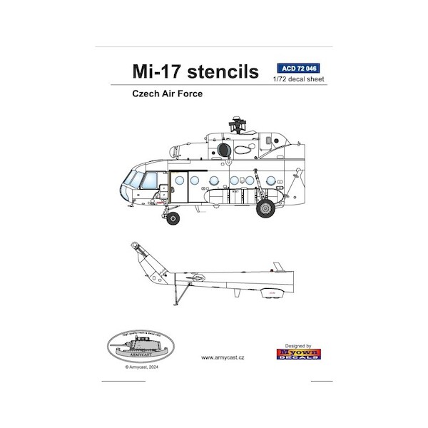 Mi17 Stencils Czech Air Force ACD72046