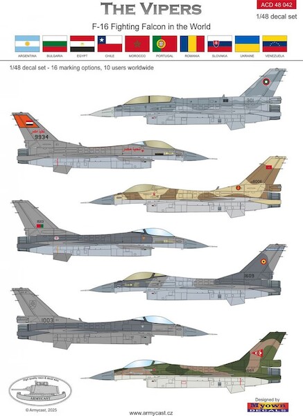 The Vipers, F16 Fighting Falcon in the World ACD72050
