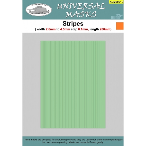Stripes 2,6mm to 4,5mm ACM00010