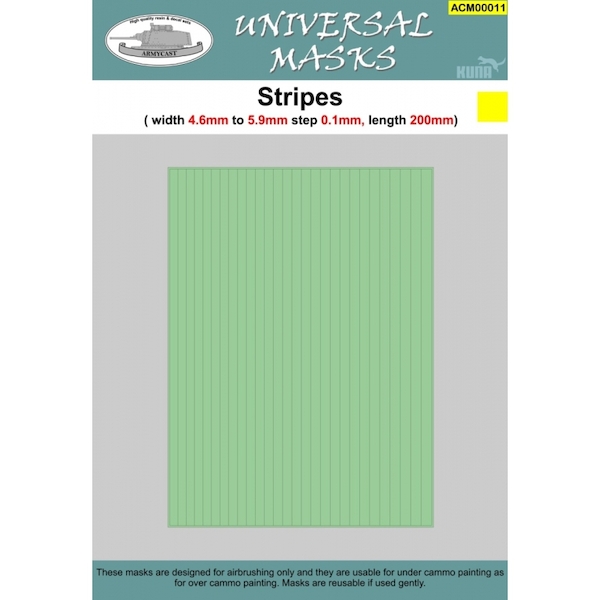Stripes 4,6mm to 5,9mm  ACM00011