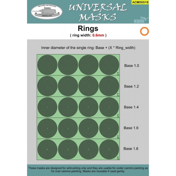 Rings (Ring width 0,6mm)  ACM00018