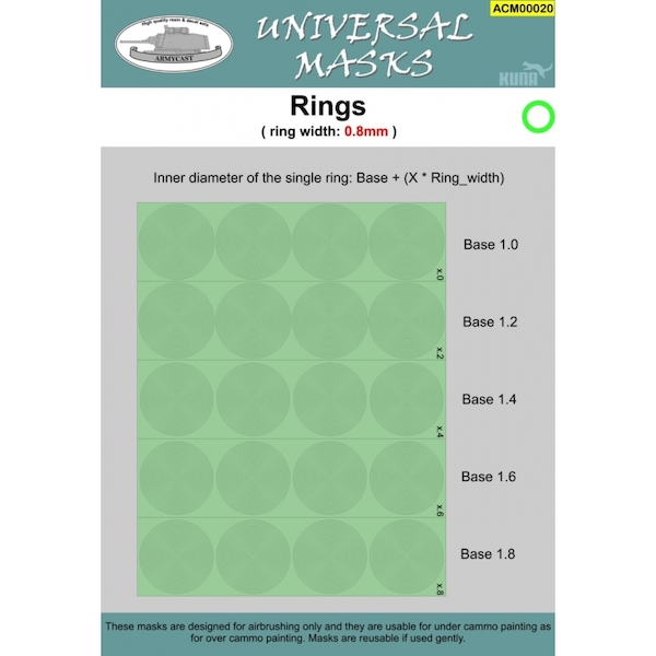 Rings (Ring width 0,8mm) ACM00020