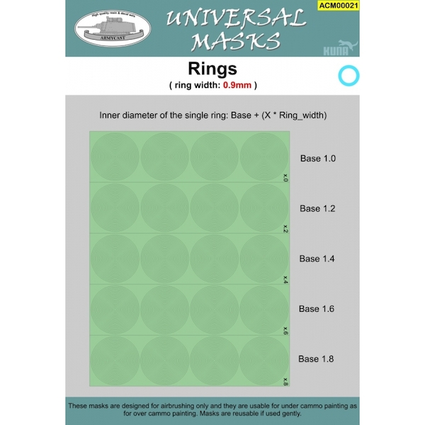Rings (Ring width 0,9mm)  ACM00021