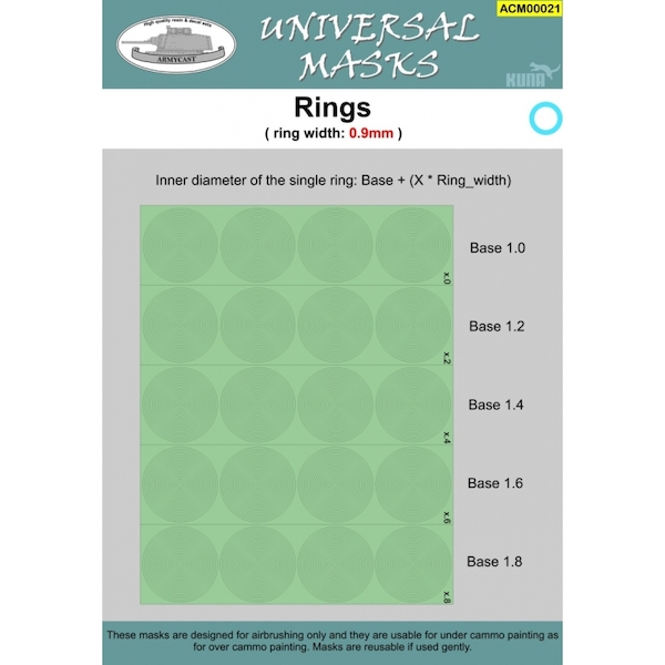 Rings (Ring width 0,9mm) ACM00021