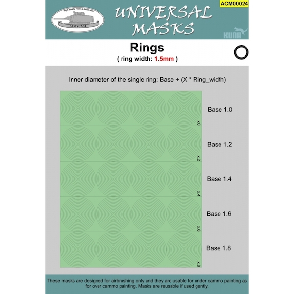 Rings (Ring width 1.50mm) ACM00024