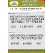 US Letters and numbers 20"(10.583mm) Masks ACM49024