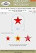 Soviet white (Yellow) outlined red stars (Mid 1939-1943) ACM49054