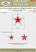 Soviet Red-White outlined Kremlin Stars - Mid 1943-1945 ACM49063
