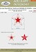 Soviet Red-White outlined Kremlin Stars - Late 1943-1945 ACM49064