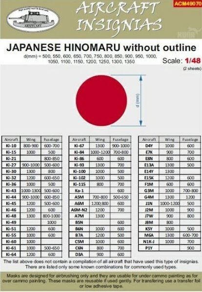 Japanese Hinomaru Without outline ACM49070