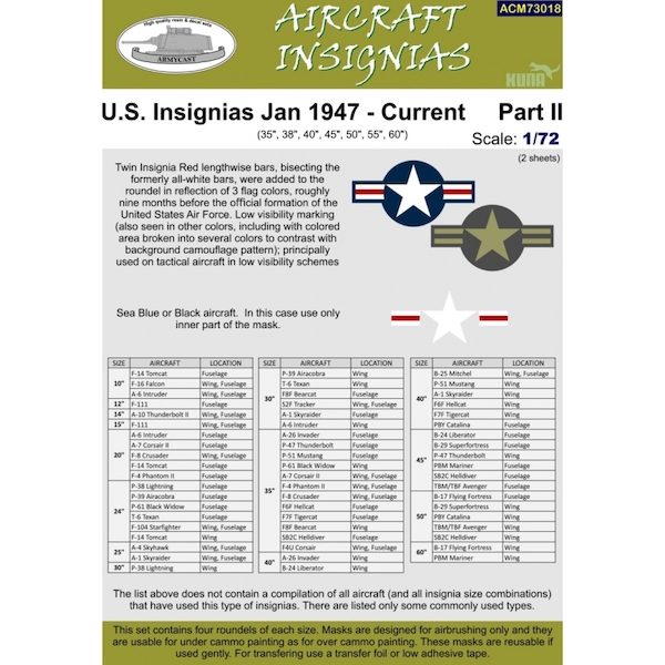 US Insignia January 1947 - Current Part 2 ACM73018