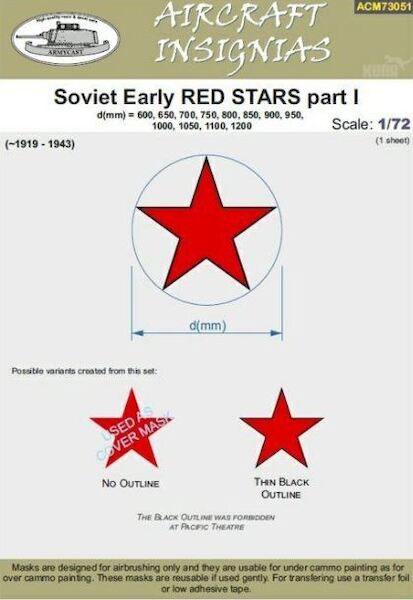 Soviet early red stars 1919-1943 Part I  ACM73051