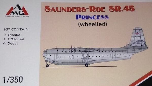Saunders Roe SR45 Princess (Wheeled) with beaching gear AMG350-304