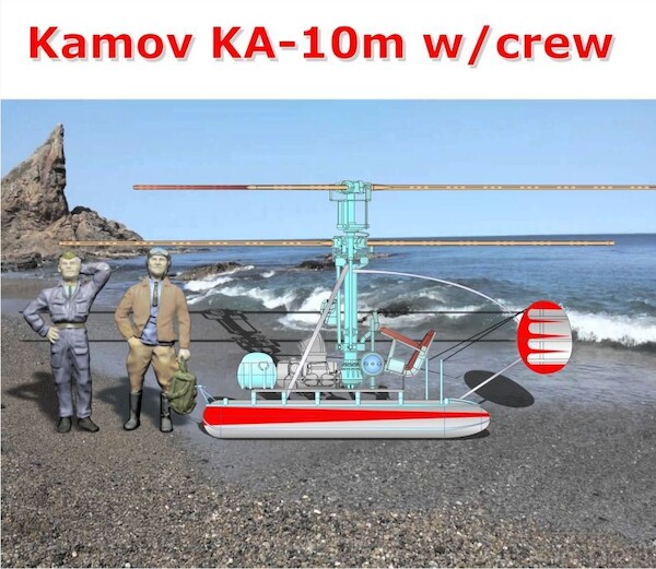 Kamov KA10M late  "Hat" with crew  AMG48207