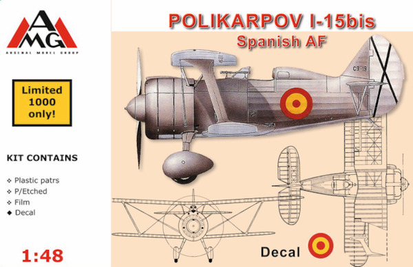 Polikarpov I-15Bis (Spanish Air Force Post war) AMG48331