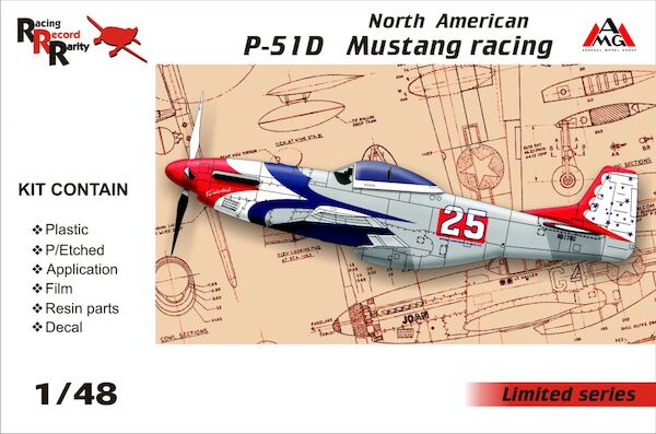 North American P51D Mustang Racing AMG48501