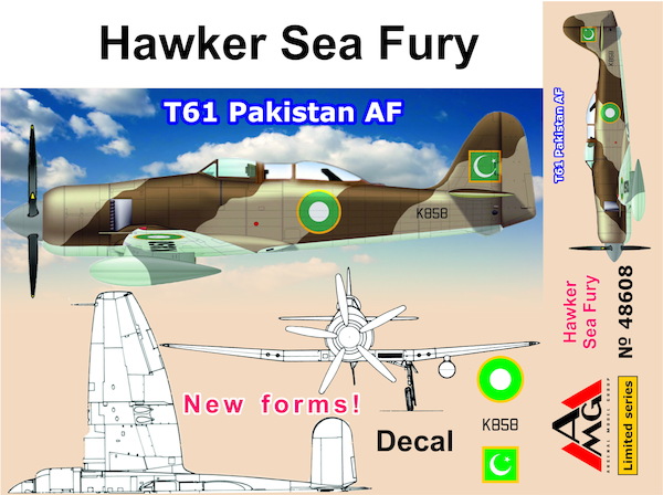 Hawker Sea Fury T MK61 Twoseater (Pakistan AF) Differend 2 seat configutation AMG48608