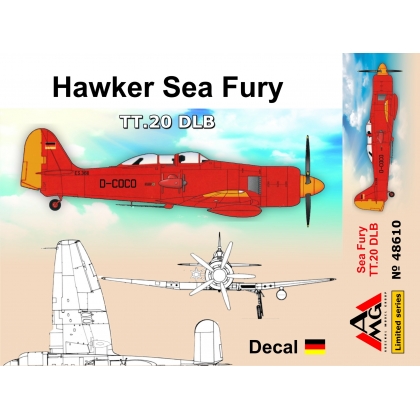 Hawker Sea Fury TT MK20 (DLB Deutsche Luftfahrt Beratungsdienst Target Tug) (BACK IN STOCK) AMG48610
