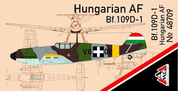 Messerschmitt BF109D-1 (Hungarian AF) AMG48722