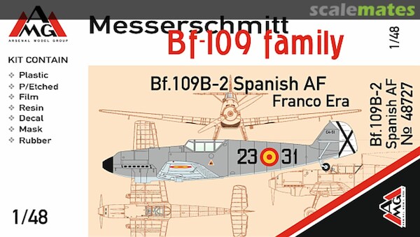 Messerschmitt BF109B-2 (Spanish Air Force - Franco Era) AMG48727