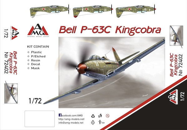 Bell P63C Kingcobra "Soviet AF" AMG72402