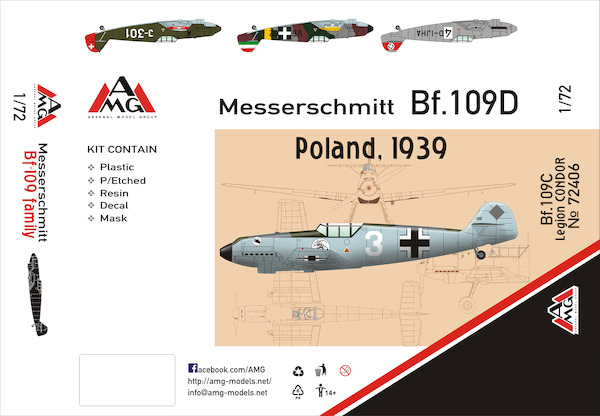 Messerschmitt BF109D (Poland 1939) AMG72406